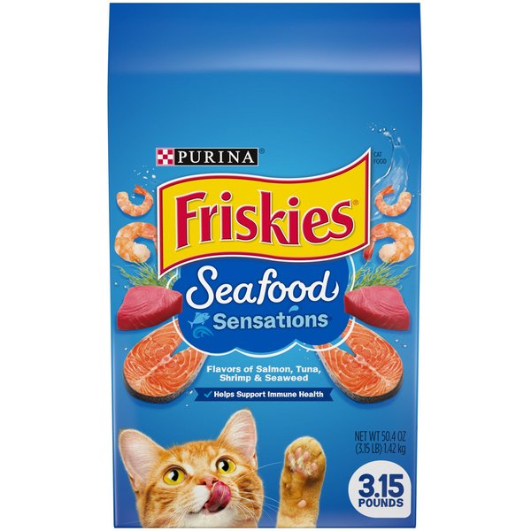 FRISKIES Tender Crunchy Combo Dry Cat Food 3.15 lb bag Chewy