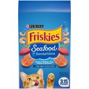Friskies Seafood Sensations Dry Cat Food, 3.15-lb bag