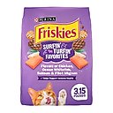 Friskies Surfin' & Turfin' Favorites Dry Cat Food, 3.15-lb bag