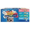 Purina Friskies Seafood Favorites Wet Cat Food Variety Pack, 5.5-oz can, case of 32