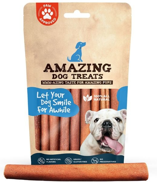 Amazing Dog Treats Beef Collagen Stick Dog Treats, 6-in, 10 count