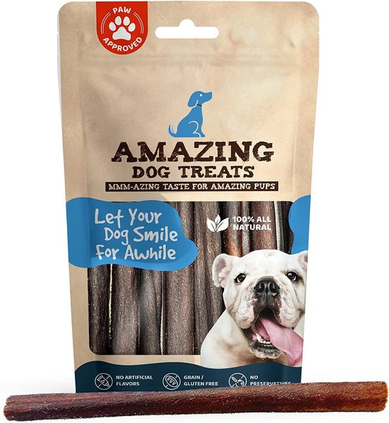 Amazing Dog Treats Beef Collagen Stick Dog Treats, 12-in, 5 count slide 1 of 5