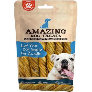 Amazing Dog Treats Beef Green Tripe Twists, 8 Count