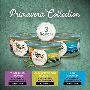 Fancy Feast Medleys Primavera Collection Variety Pack Canned Cat Food, 3-oz, case of 12