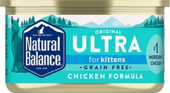 Natural Balance Original Ultra Grain-Free Chicken Recipe Canned Kitten Food, 3-oz can, case of 24