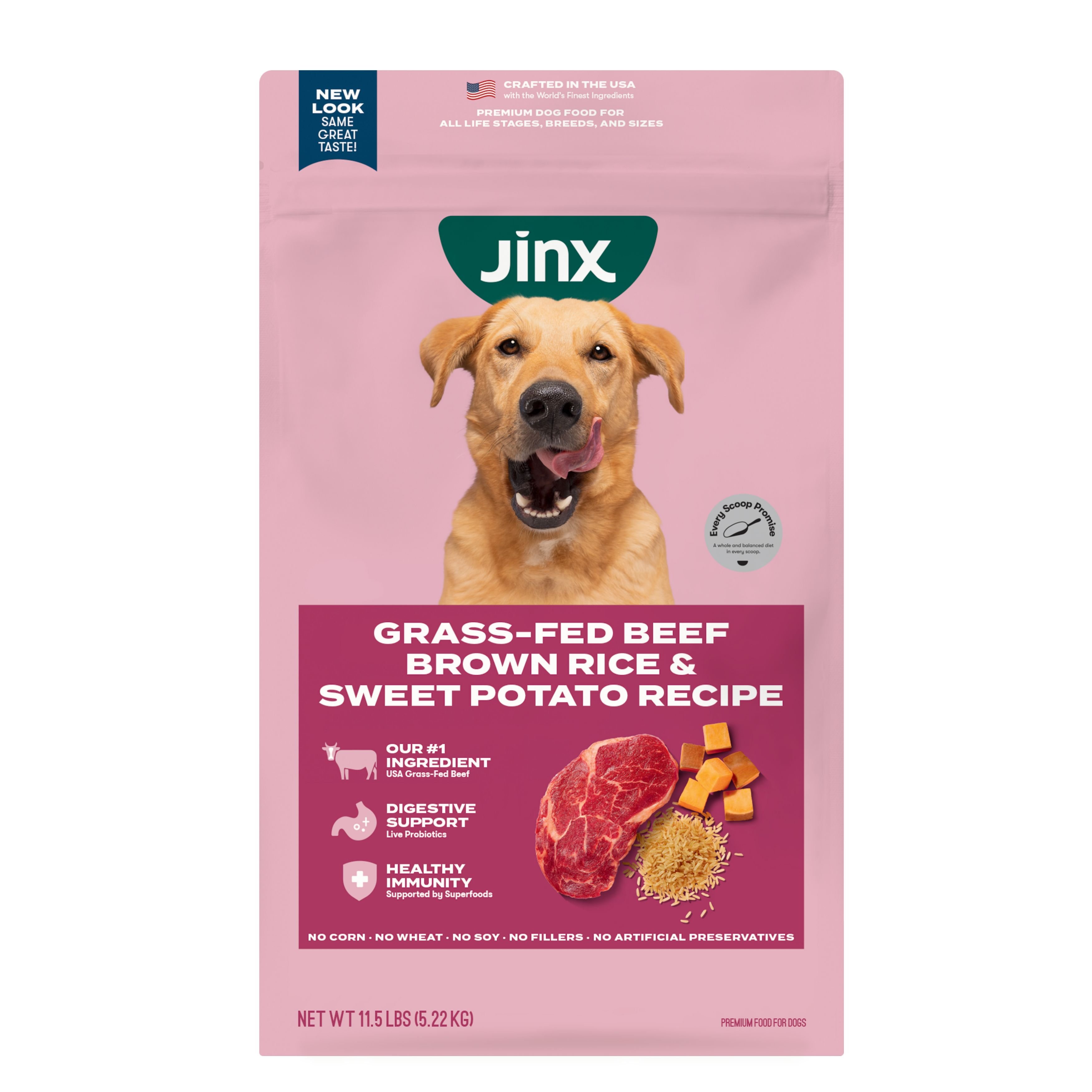 JINX Beef, Brown Rice & Sweet Potato ALS Kibble Dog Dry Food Customer