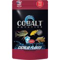 Cobalt Aquatics Select Cichlid Flakes Fish Food, 2-oz pouch