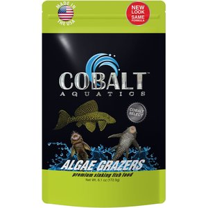 Cobalt Aquatics Select Algae Grazers Fish Food, 6.1-oz pouch