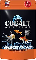Cobalt Aquatics Select Goldfish Pellet Fish Food, 6.3-oz pouch