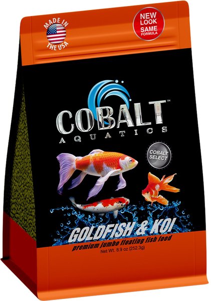 Cobalt Aquatics Select Goldfish & Koi Fish Food, 8.9-oz pouch slide 1 of 5