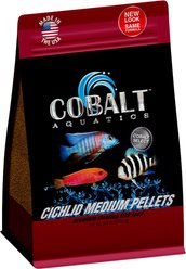 Cobalt Aquatics Cichlid Medium Pellet Fish Food, 9.6-oz pouch