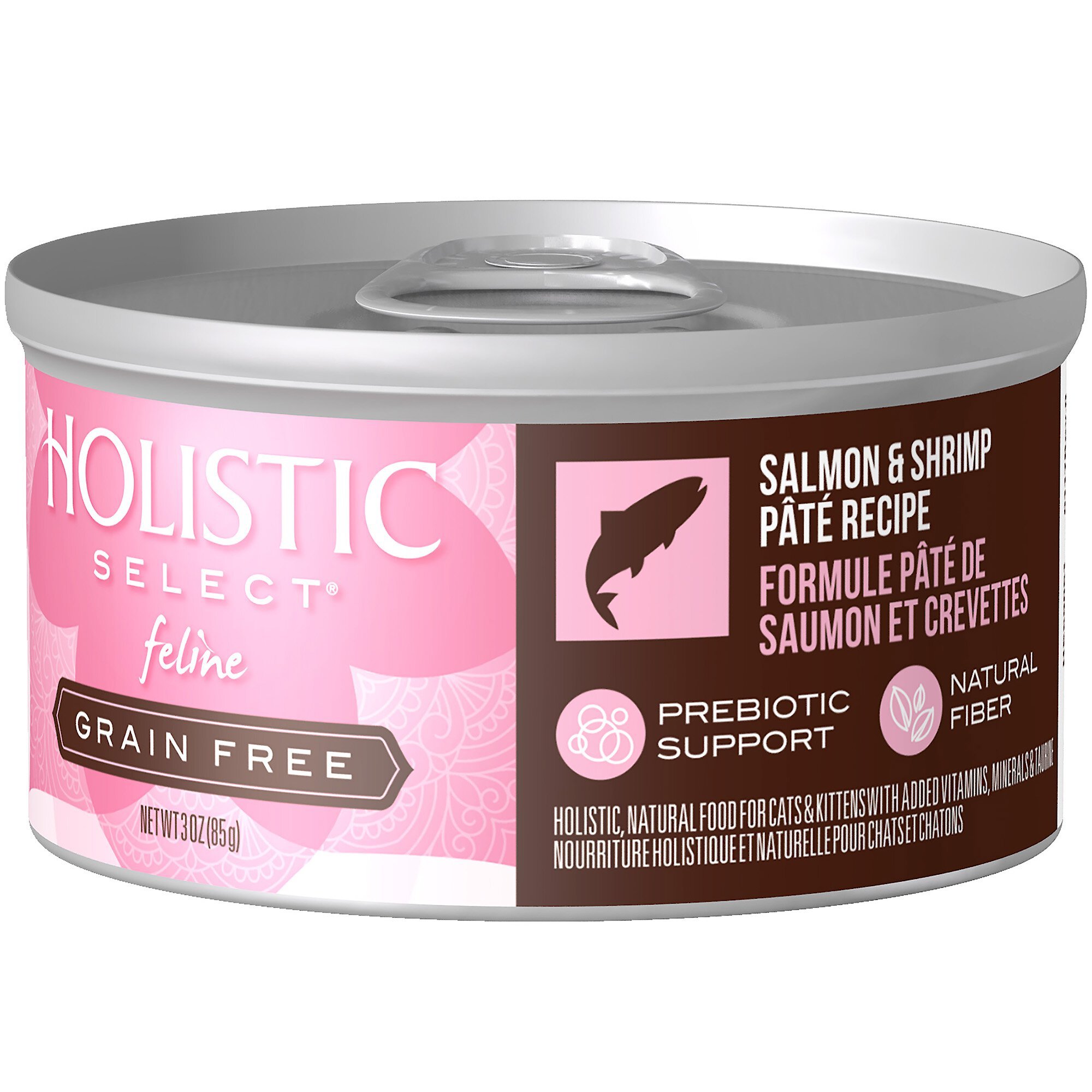 HOLISTIC SELECT Salmon Shrimp Pate Recipe Grain Free Canned Cat Kitten Food reviews Chewy