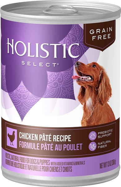 Holistic Select Chicken Pate Recipe Grain-Free Canned Dog Food, 13-oz, case of 12 slide 1 of 8