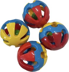 Piggy Poo and Crew Rattle Balls Farm Toy, Medium, 4 Count