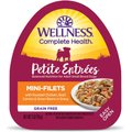 Wellness Petite Entrees Mini-Filets with Roasted Chicken, Beef, Carrots & Green Beans in Gravy Grain-Free Wet Dog Food, 3-oz, case of 24