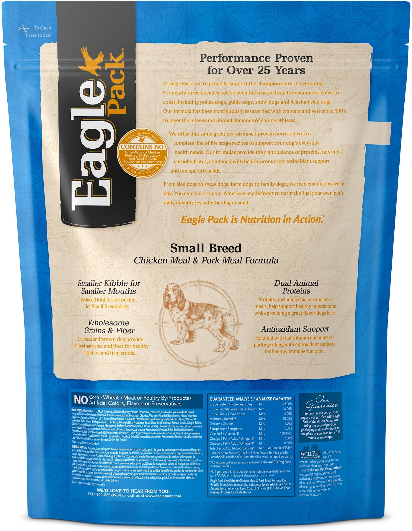 eagle pack small breed dog food