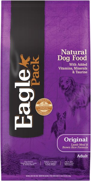 Eagle Pack Original Adult Lamb Meal & Brown Rice Formula Dry Dog Food, 30-lb bag slide 1 of 9