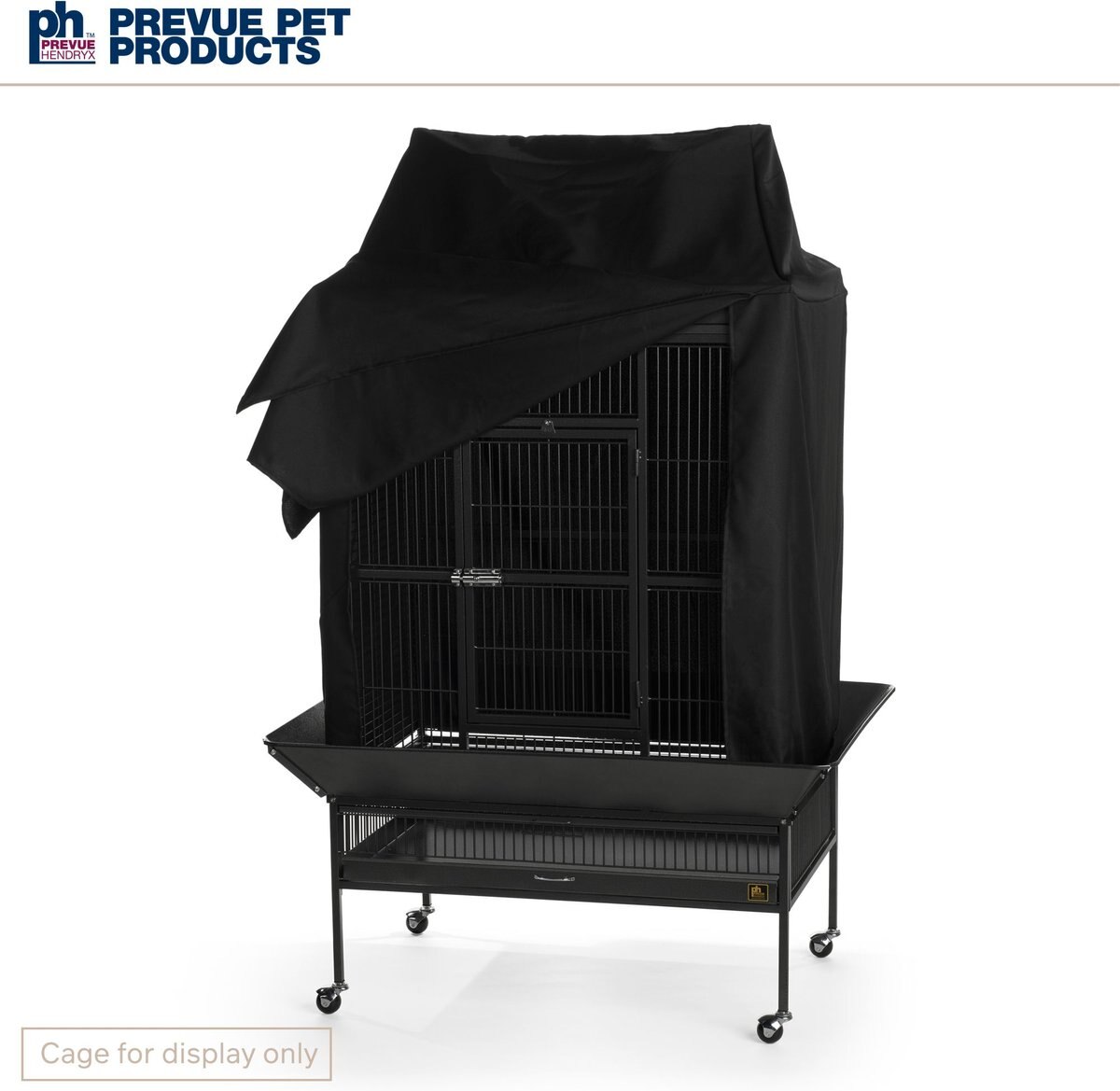 Good Night Bird Cage Cover - Breathable Fabric, Creates Dark Sleeping Environment, Fits Medium To Extra Wide Cages