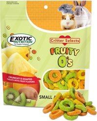 Exotic Nutrition Fruity O's Small Pet Treat, 2.5-oz bag
