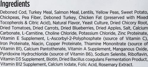 Show full view: Nulo Freestyle Cod & Lentils Recipe Grain-Free Adult Trim Dry Dog Food, 24-lb bag slide 5 of 10