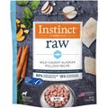 Instinct Frozen Raw Bites Grain-Free Wild-Caught Alaskan Pollock Recipe Fresh Dog Food, 5.4-lb bag