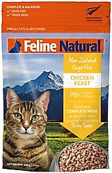 Feline Natural Chicken Grain-Free Freeze-Dried Cat Food, 11-oz bag