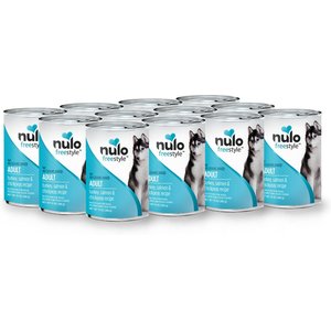 Nulo Freestyle Turkey, Salmon & Chickpeas Recipe Grain-Free Canned Dog Food, 13-oz, case of 12