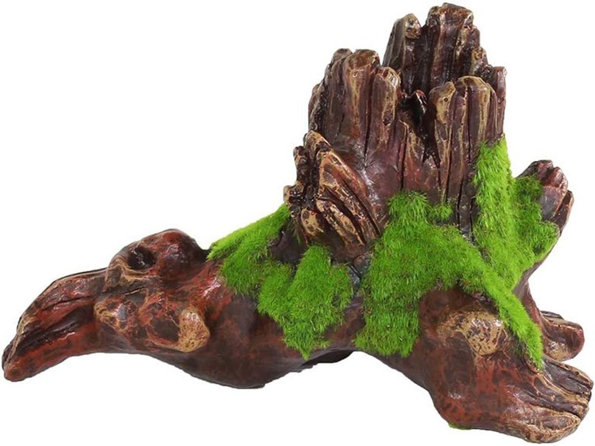 Penn-Plax Aqua-Flora 3-Piece Bundle Naturally Inspired Bogwood Fish Ornament, Multicolor