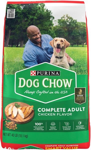 Dog Chow Complete Adult with Real Chicken Dry Dog Food, 40-lb bag slide 1 of 12