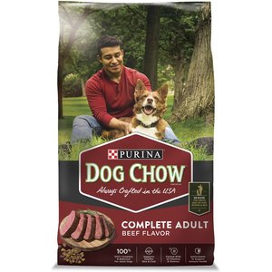Dog Chow Complete Adult with Real Beef Dry Dog Food, 40-lb bag