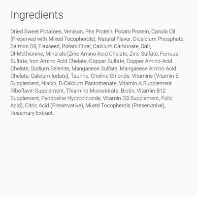 Show full view: Natural Balance L.I.D. Limited Ingredient Diets Grain-Free Sweet Potato & Venison Formula Dry Dog Food, 26-lb bag slide 4 of 7