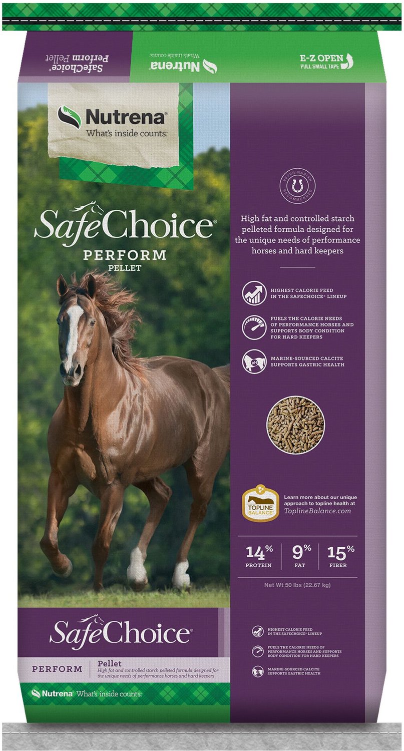 NUTRENA SafeChoice All Life Stages Horse Feed, 50lb bag