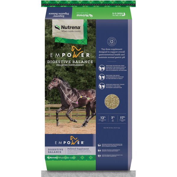 Nutrena Empower Digestive Balance Horse Supplement, 40-lb Bag - Chewy.com