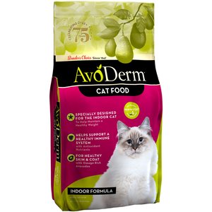 AvoDerm Natural Indoor Hairball Care Formula Adult Dry Cat Food, 6-lb bag