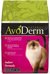 AvoDerm Natural Indoor Hairball Care Formula Adult Dry Cat Food, 11-lb bag