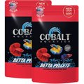 Cobalt Aquatics Select Betta Pellet food, 1.2-oz bag, 2 count