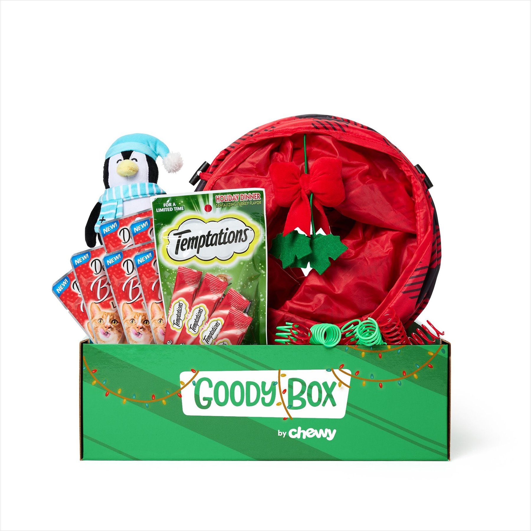 Goody Box Holiday Cat Toys & Treats