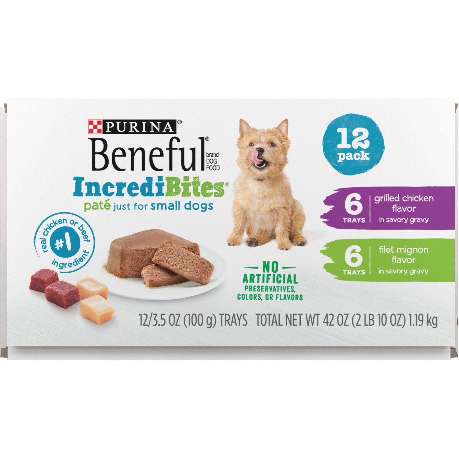 PURINA BENEFUL IncrediBites Grilled Chicken Filet Mignon Variety