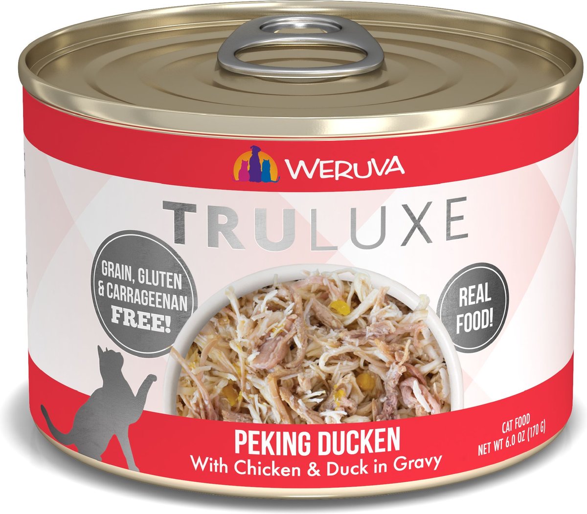 Weruva Truluxe Peking Ducken with Chicken & Duck in Gravy Grain-Free Canned Cat Food