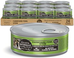 Dave's Pet Food Naturally Healthy Farmyard Fowl Chicken & Duck Recipe Cat Wet Food, 5.5-oz can, case of 24