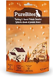PureBites Turkey & Sweet Potato Freeze-Dried Dog Treats, 2.5-oz bag