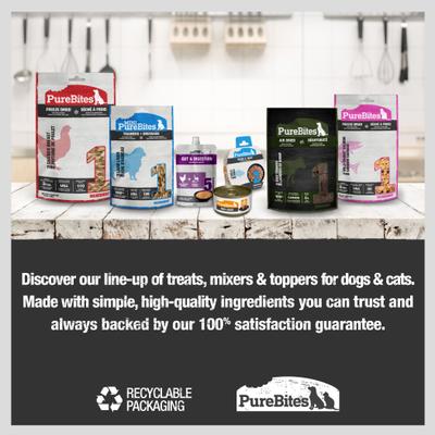 Show full view: PureBites Turkey & Sweet Potato Freeze-Dried Dog Treats, 2.5-oz bag slide 7 of 9