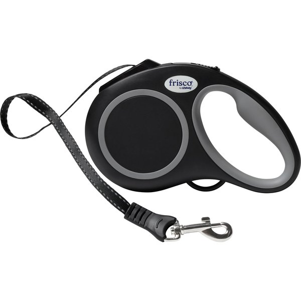 FLEXI Classic Nylon Cord Retractable Dog Leash, Black, XSmall 10ft