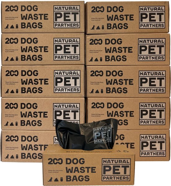 Natural Pet Partners Bulk Roll USDA Certified Bio-based Dog Waste Bags, 10 Rolls, 2000 Count slide 1 of 5