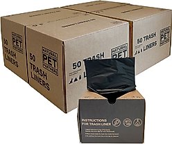 Natural Pet Partners 13-gallon Trash Can Liners Dog Waste Bags, 4 Rolls, 200 Count