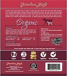 Grandma Lucy's Organic Cranberry Oven Baked Dog Treats, 14-oz bag slide 2 of 6