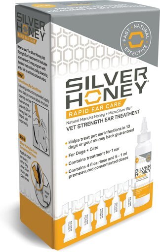 Silver Honey Rapid Vet Strength Dog & Cat Ear Cleaner