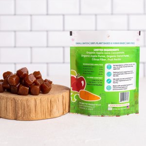 PETIPET Apples + Carrots Bites Soft & Chewy Dog Treats, 5-oz bag