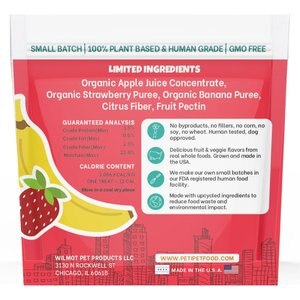 PETIPET Bananas + Strawberries Bites Soft & Chewy Dog treats, 5-oz bag