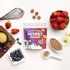 PETIPET Wildberry Bites Soft & Chewy Dog Treats, 5-oz bag